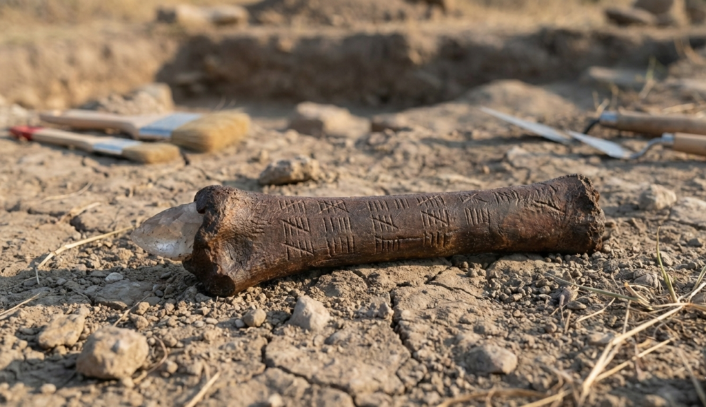 An image of ishango bone