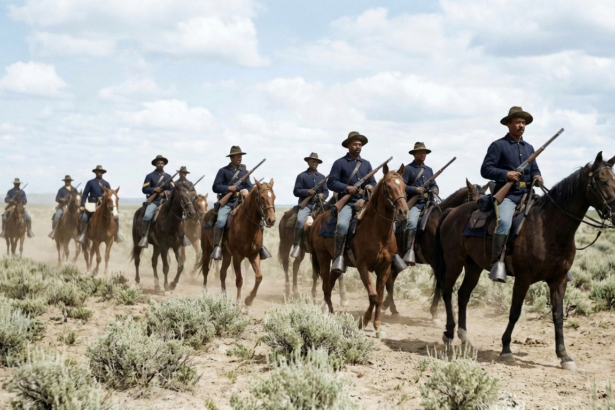 An image of the buffalo soldiers