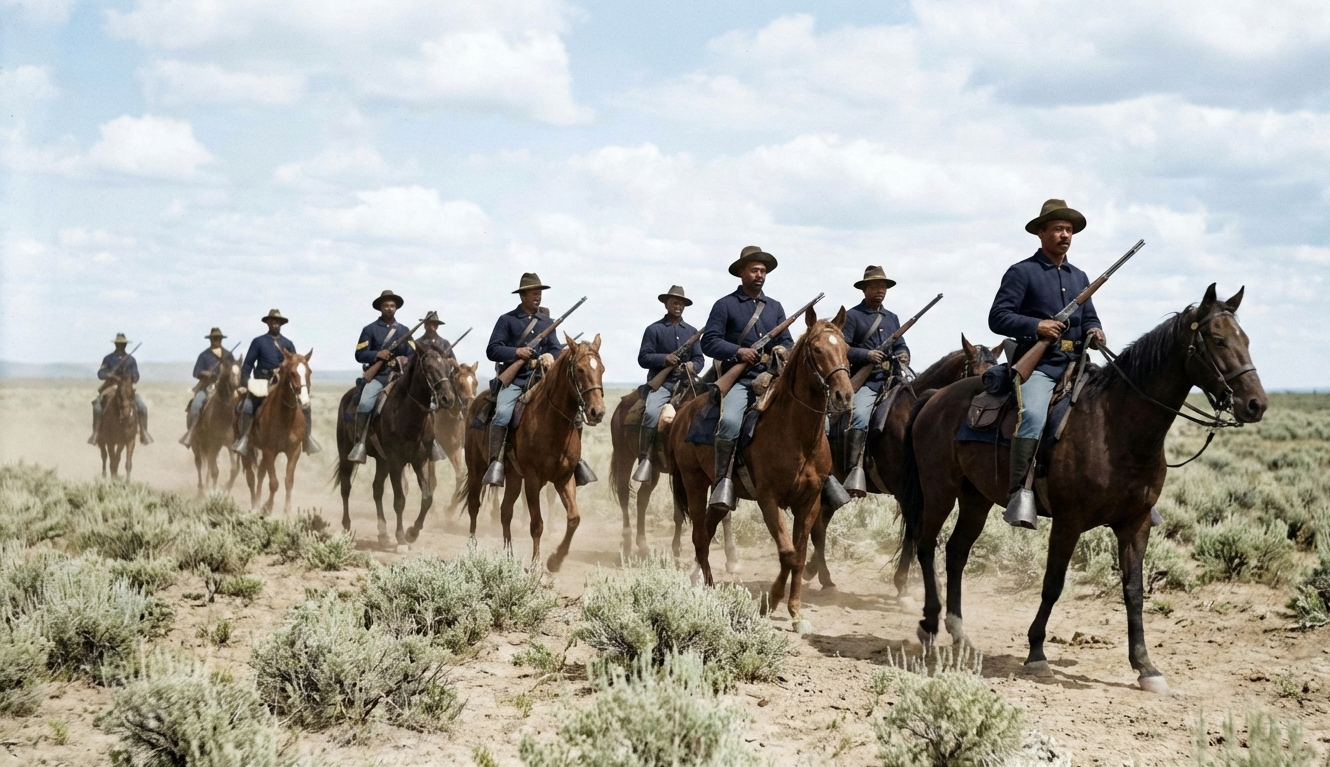 An image of the buffalo soldiers