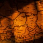 An image of an old african map